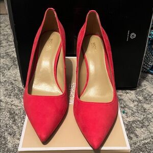 Michael Kors Vibrant Red Heels